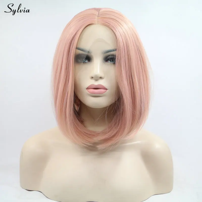 para As Mulheres Meninas Senhora Lavanda rosa Cabelo Liso