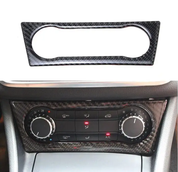 Для Mercedes Benz GLA X156 CLA C117 200 220 260 A180 углеродного волокна автомобиля Управление кондиционер CD панель декоративная накладка