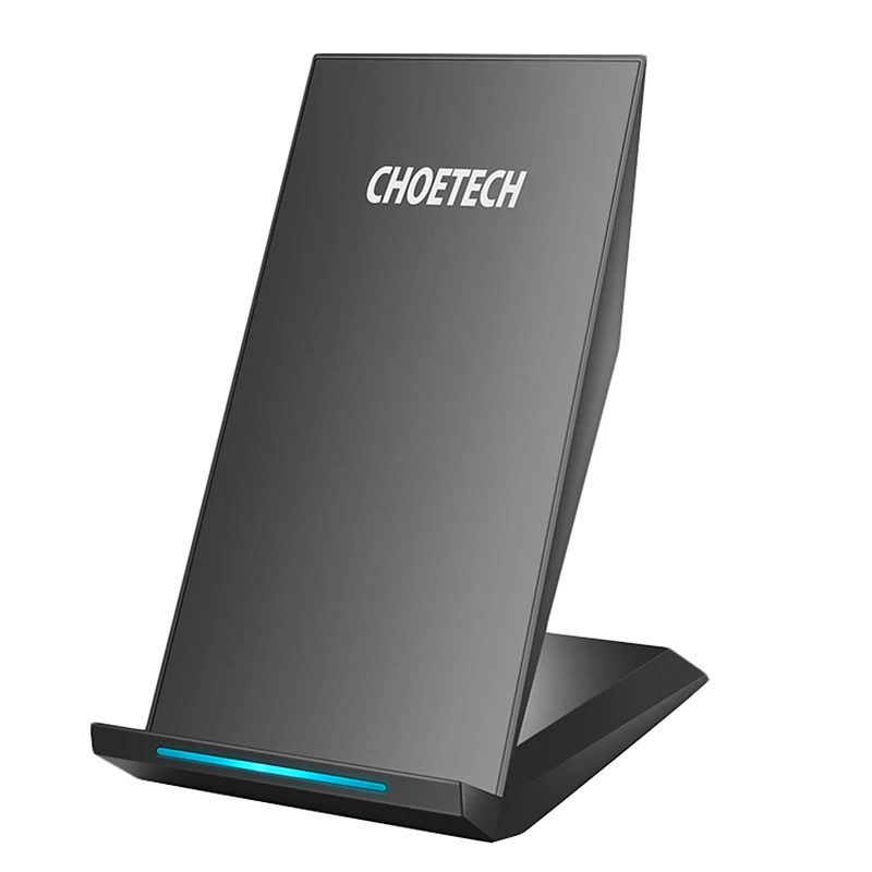 Choetech Qi Беспроводное зарядное устройство Подставка 10 Вт 2 катушки Быстрая зарядка