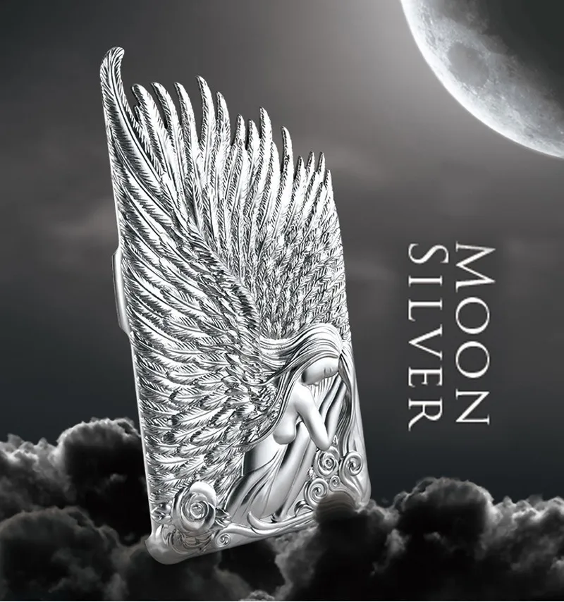 Case de Luxo para Iphone Asas de Anjo Tampa da Caixa de Volta Rígido de Proteção da Pele para a Apple Plus Iphone 4.7 10x 6 5.5 Inches3d 4 Caso de telefone & Covers