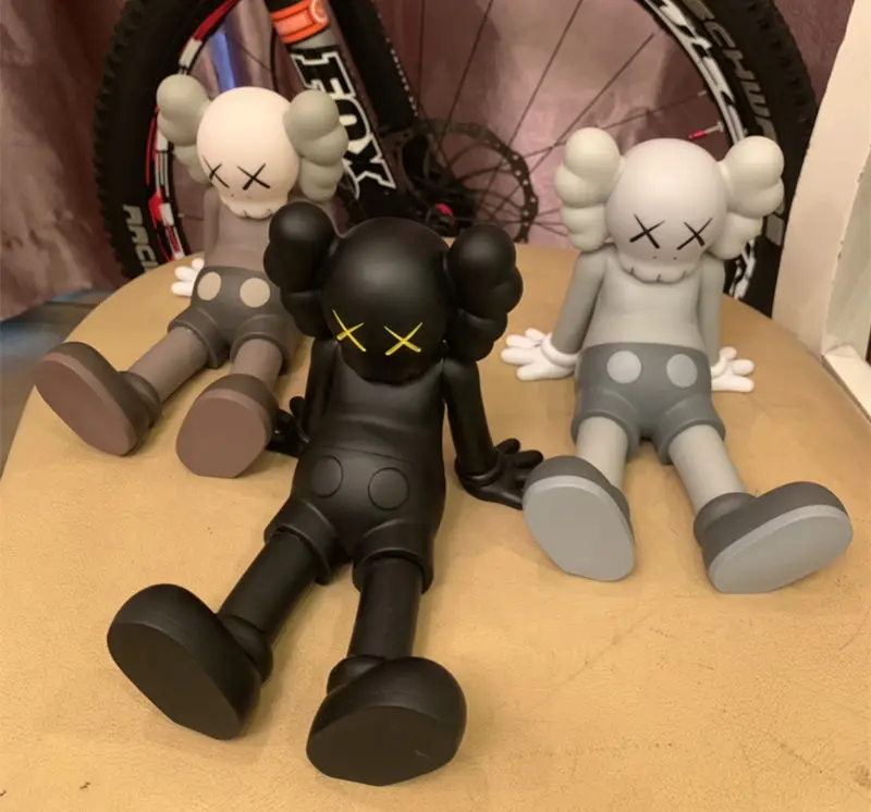 

[New] 20cm OrigialFake KAWS HOLIDAY TAIPEI Limited Sitting Doll 5YL Years Later Companion Action Figure Collection Model