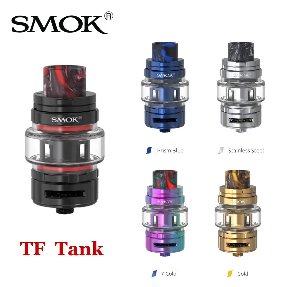 

Original SMOK TF Tank TF2019 Atomizer 6ml Capacity TF BF-Mesh Replacement Core Electronic Cigarette Morph 219 Tank VS TFV8 Baby