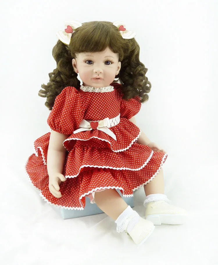 

60cm Silicone Reborn Girl Baby Doll Toys Vinyl Pink Princess Toddler Babies Dolls Birthday Gift Limited Edition Doll dollmai
