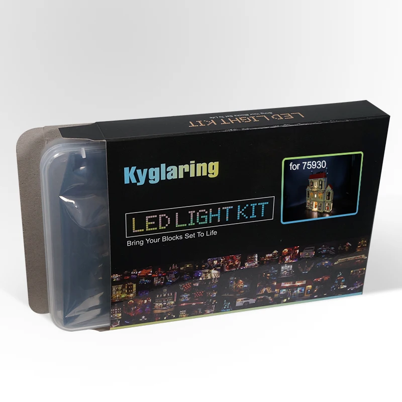 Светодиодный светильник Kyglaring набор для lego 75930 динозавр индораптор Rampage At Lockwood