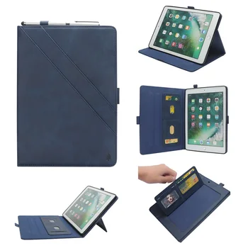 

Luxury PU Leather Case For iPad Pro 12.9 2018 Tablet Flip Cover For iPad Pro Case 12.9 Stand Wallet+Pen Stylus+Card Slot EEMIA