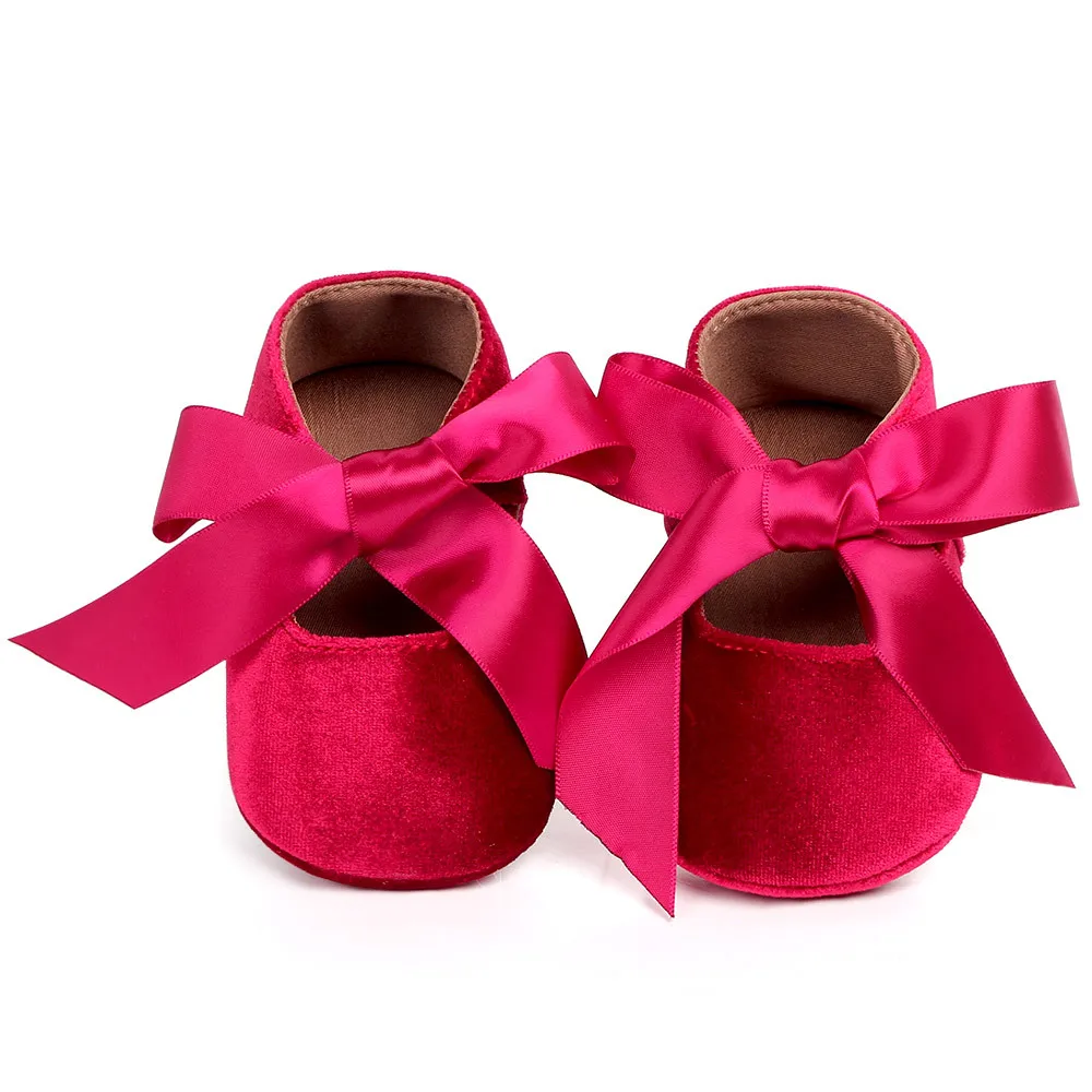

Multicolor Ribbon Baby Shoes Princess Slip Baby Princess Shoes Infant Shoes Soft Toddler Shoes GDD1912