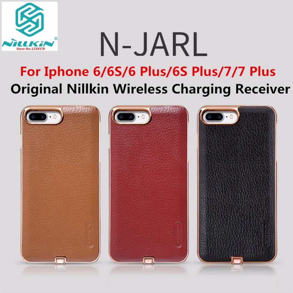 imágenes para Original de nillkin de lujo pu de cuero galvanoplastia qi receptor de carga inalámbrica case cover para iphone 6 6 s 6 s plus 7 7 Plus imágenes para Original de nillkin de lujo pu de cuero galvanoplastia qi receptor de carga inalámbrica case cover para iphone 6 6 s 6 s plus 7 7 Plus