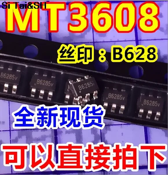 2X TRANSISTOR SX1308 B628 Boost SOT-23 Circuito Integrato Alimentazione Ricarica - Foto 8