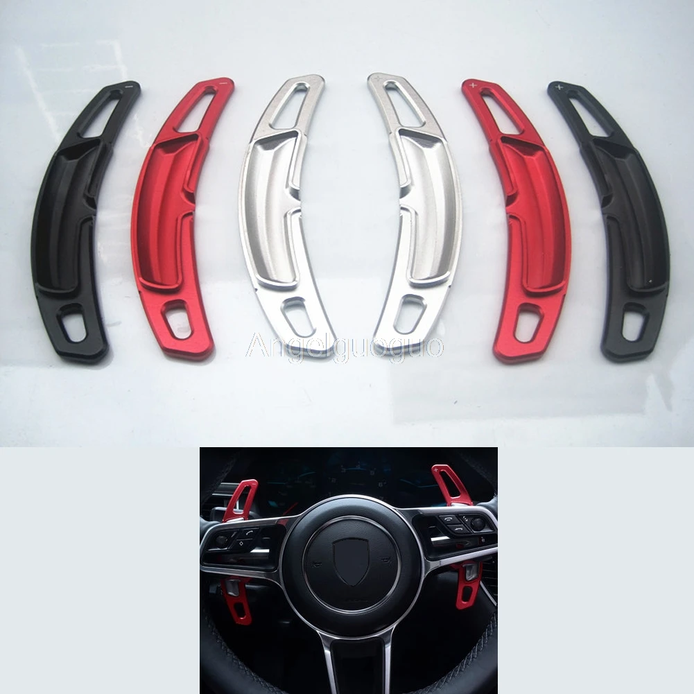 2 шт. Автомобильный руль Paddle Shift Shifters для Porsche 911 997 996 Panamera Cayenne GTS | Автомобили и