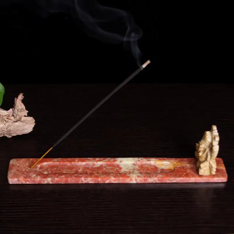 

1 Piece Ceramic Material Stick Incense Plate Porcelain Incense Holder Fragrant Ware Stick Incense Burner