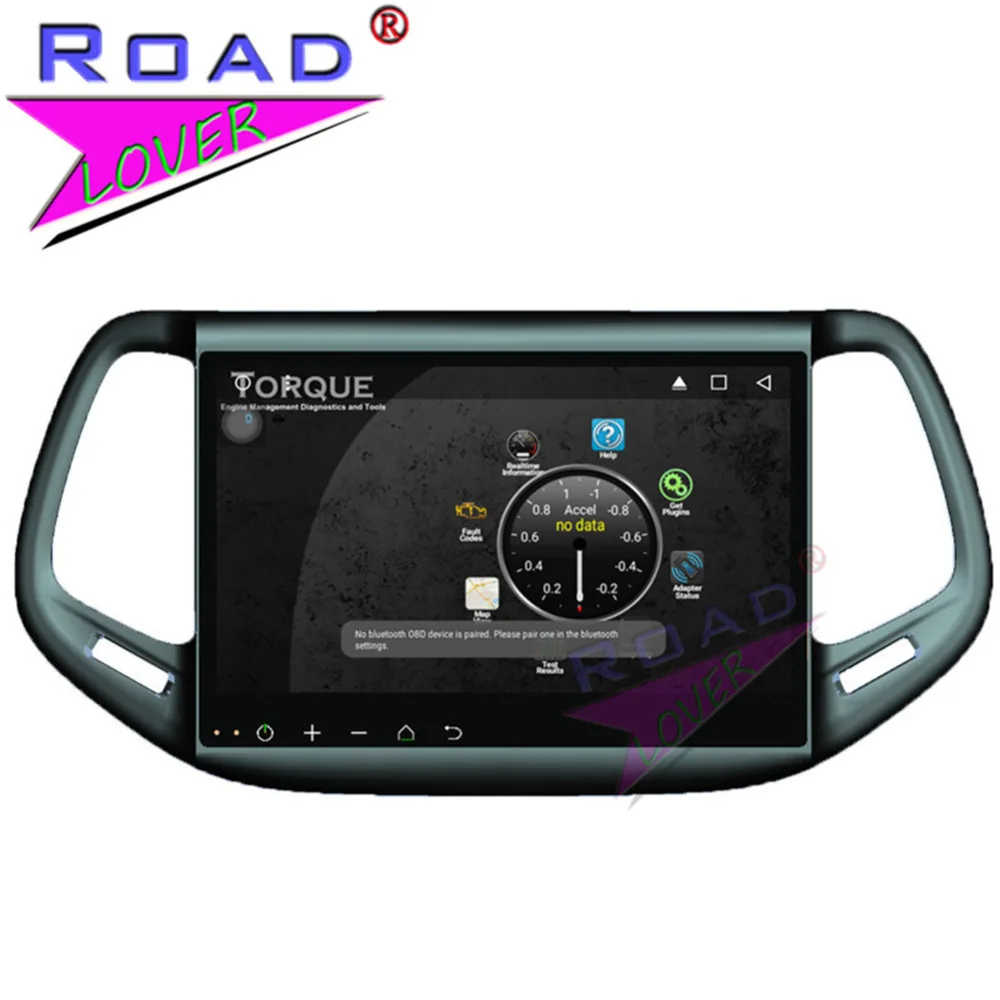 Best Roadlover Android 8.1 Car Multimedia Radio Player For Jeep Compass 2016 Stereo GPS Navigation Automagnitol Double Din MP3 NO DVD 4