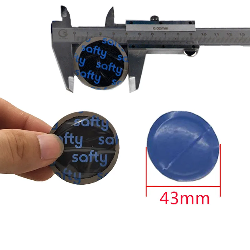 

150pcs/43mm Tyre repair material Rubber flat tire repair car wheel tire Inner tube vacuum tube cold patch film Tyre repair tool