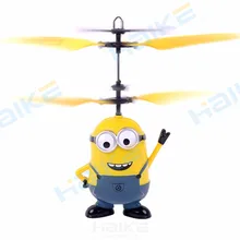 Christmas Eve Gift Remote Control RC Helicopter Flying Despicable Me Minion Quadcopter Drone Ar.drone Kids Toy VS Fairy Doll x5c