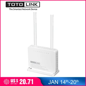 TOTOLINK ND300 300Mbps Wireless ADSL 2/2+ Modem Wifi Router, Wi-Fi Repeater/Modem/AP/4-port Switch in One, Portuguese Firmware TOTOLINK ND300 300Mbps Wireless ADSL 2/2+ Modem Wifi Router, Wi-Fi Repeater/Modem/AP/4-port Switch in One, Portuguese Firmware
