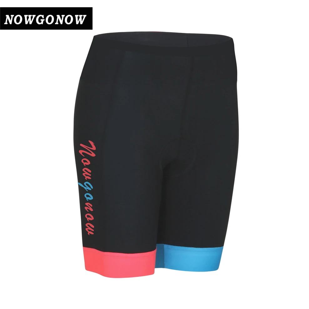 

Strong Cartoon Women cycling shorts black blue pink summer bike clothing bicycle wear NOWGONOW gel pad Lycra shorts Elasticity