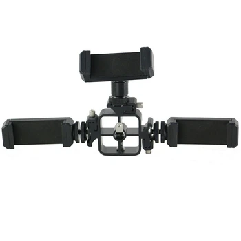 

Multi Positions Phone Holder Clips Stick Phone Stand Stabilizer Clips For Live Broadcasting Smartphone Stand Bracket 3/4 Clip
