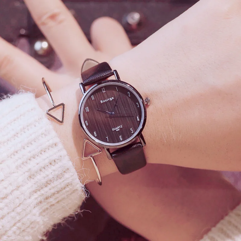 

Ultra Thin Minimalist Simple Stylish Women Quartz Watches Delicate Ladies Retro Casual Dress Wristwatch Female Leisure Watch