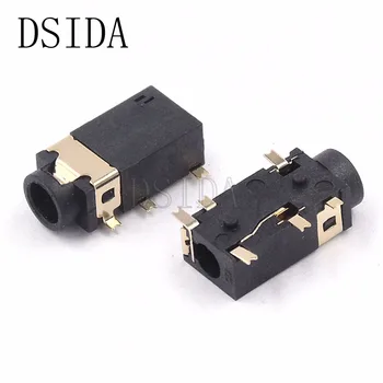 

10PCS 3.5 MM headphone socket Audio socket PJ-342 Surface mounted 6 feet Double track gold plated PJ342