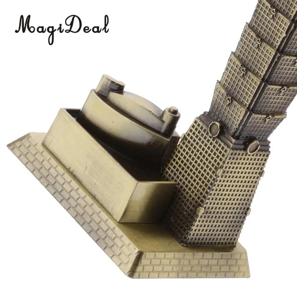 MagiDeal Taipei 101 Tower Building Architecture Model of Taiwan Desktop Ornament for Bedroom Home Bars Cafes Restaurants