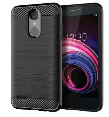 Подходит для LG Aristo 3 Защитная оболочка рисования углеродистая пайка силиконовый