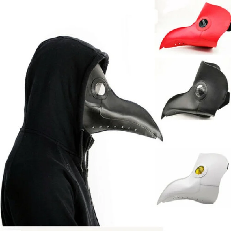 

The Plague Doctor Steampunk Bird Mask Latex Party Mask Halloween Costume Props Cosplay Masks Adult Home Decoration Accessories