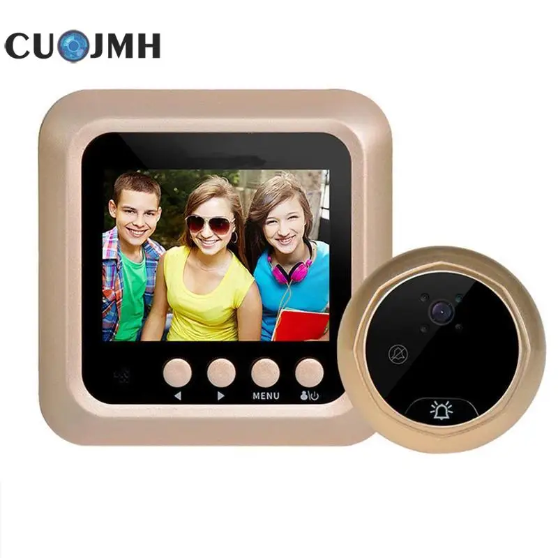 

2.4 Inch Lcd Digital Hd Electronic Cat Eye Visual Doorbell Video Pictures Night Visual Intercom Ir Camera Motion Video Doorbell