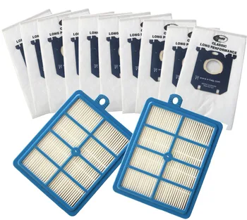 

10x Vacuum Cleaner Dust Bags s-bag and 2x H12 Hepa filter fit for Philips Electrolux Cleaner Free Shipping