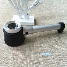 20X25 мм светодиодный светильник Zoom украшение в виде увеличительного стекла Лупа освещение наблюдения Pcoket Ручной Лупа с ручкой объектив Френеля