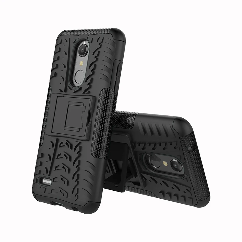 PC TPU 2 в одном Гибридный чехол для LG K10 Plus 2018 Power LV7 K8 2017 K9 K4 защитный корпус оболочка