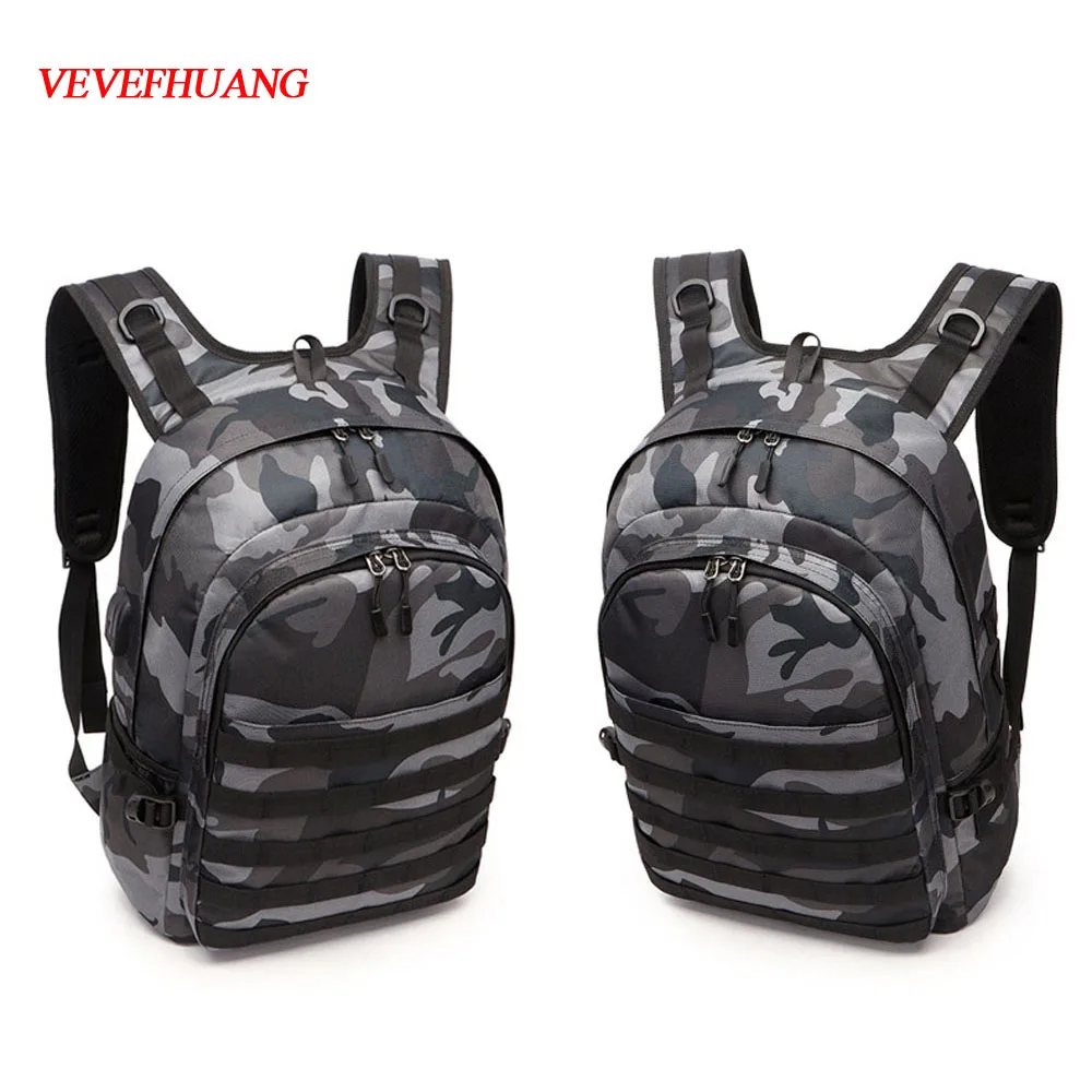 

VEVEFHUANG Game Playerunknown's Battlegrounds PUBG Cosplay Level 3 Instructor Backpack Outdoor Multi-functional Large Capacity B