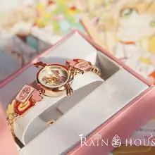 Высокое качество Япония карта аниме Captor CardCaptor Sakura звезда крыло карты женские часы Водонепроницаемый наручные часы Косплэй реквизит