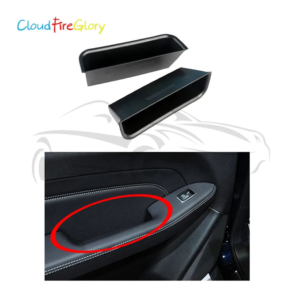 

CloudFireGlory For Mercedes Benz E GLE GLS GL Class 2Pcs Rear Left Right Door Handle Armrest Storage Box