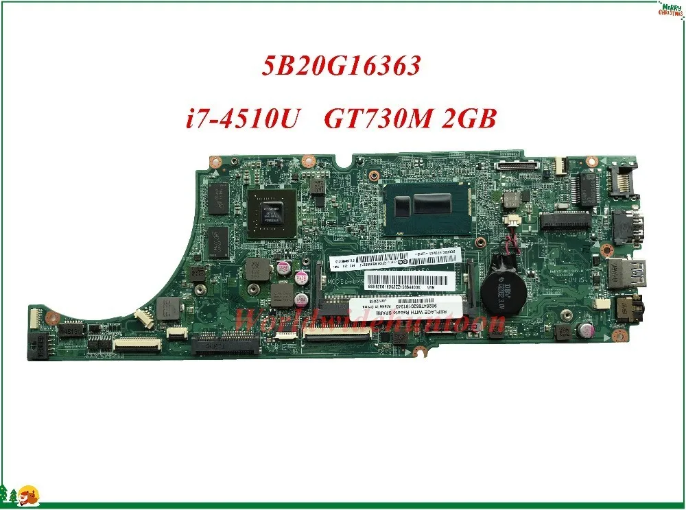 Высококачественная материнская плата MB 5B20G16363 для ноутбука Lenovo Ideapad U430 U430P DA0LZ9MB8F0