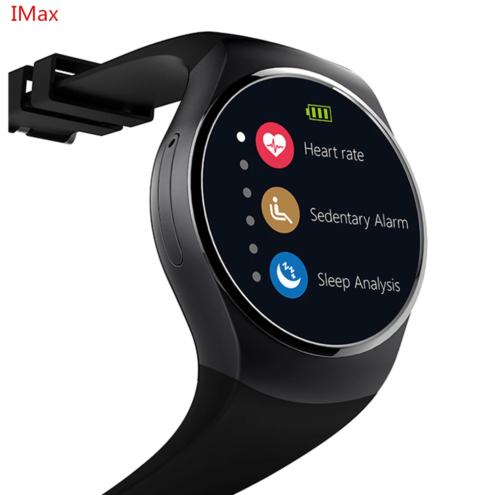 

KW18 Smart Watch SIM TF MTK2502 Heart Rate Monitor Smartwatch Touch Screen bluetooth Wristwatch for apple android IOS phone