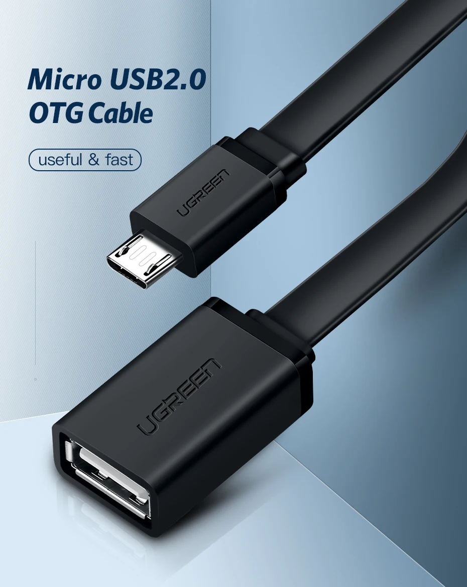 Ugreen micro usb к usb 2,0 адаптер otg конвертер для samsung s6 huawei sony xiaomi redmi 5 micro usb otg Кабель-адаптер Android