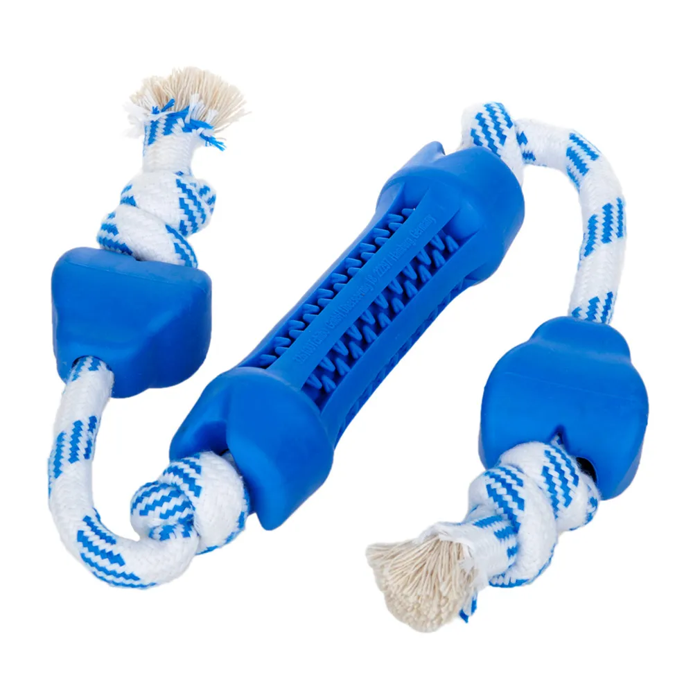 

New Design Funny Natural Rubber Non-Toxic Linen For Pets Biting Dog Resistant To Tooth Cleaning Chew Toy