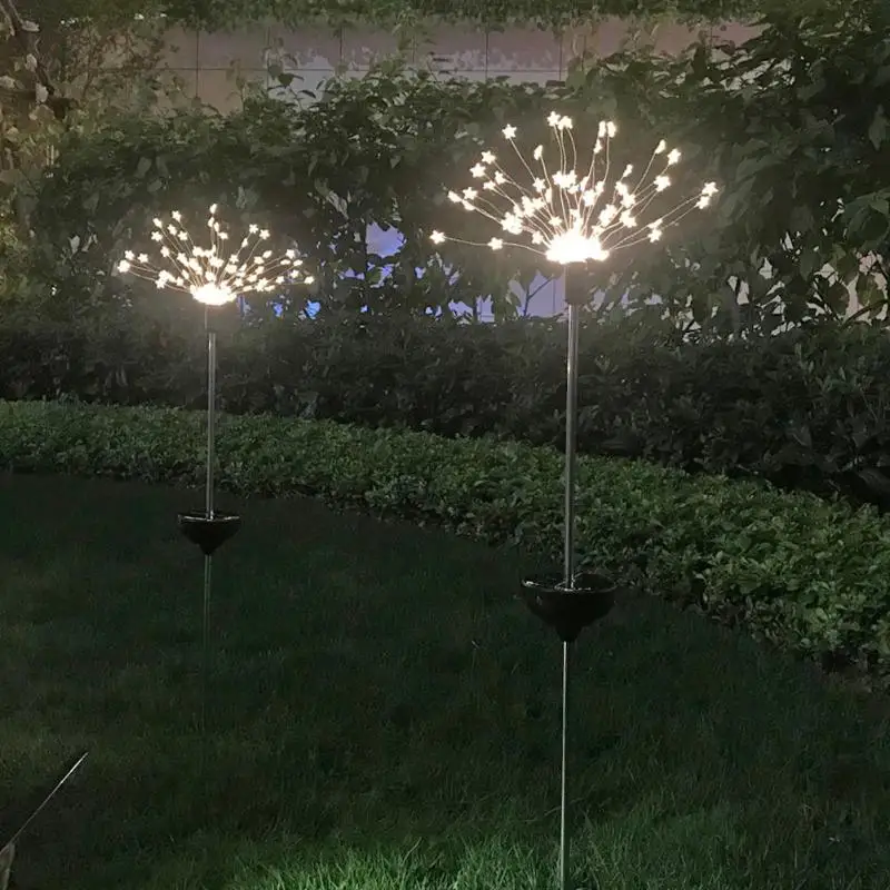 

2pcs 90 LED 8 Modes String Light IP65 Waterproof Underground Lamp Firework Light Twinkle Light for Outdoor Party