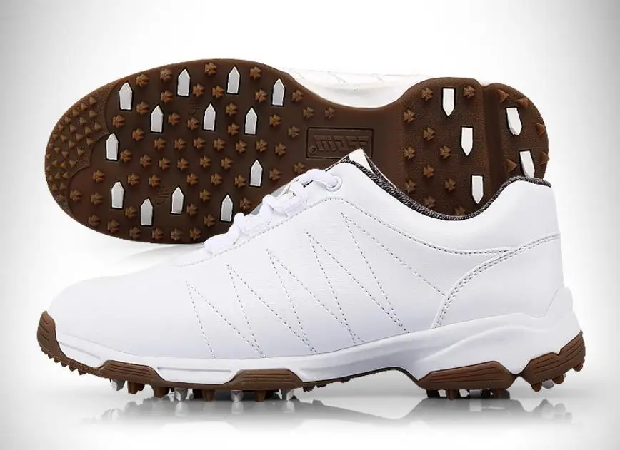 PGM Golf Shoes Knobs Buckle Shoes lace-ups shoes Waterproof Sports Shoes Mesh Lining Breathable Anti-slip Sneakers for women swyivy women sports shoes anti slip thick sole running shoes 2018 summer mesh breathable lace up female sneakers comfortable