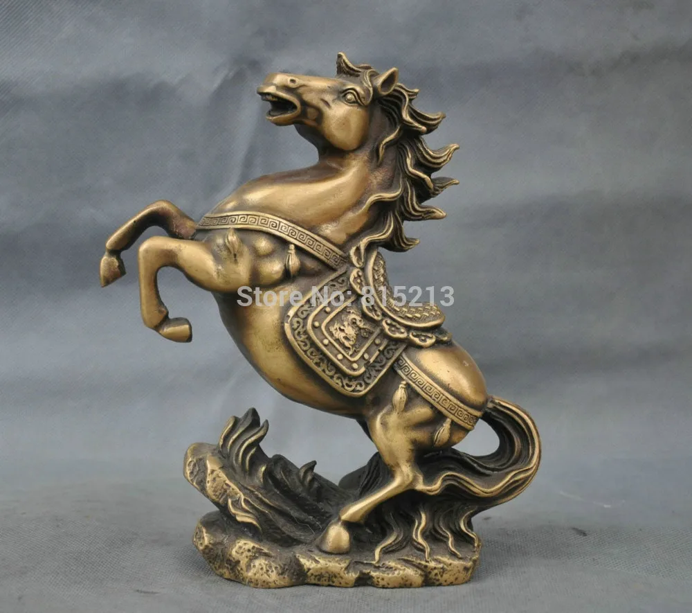 

Bi0011591 8-дюймовая китайская Статуэтка зодиака Fengshui из чистой бронзы