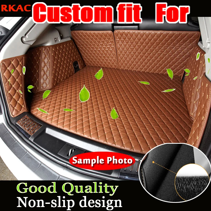 car full trunk mats Custom for Hyundai grand santa fe 2012 2017 Hyundai