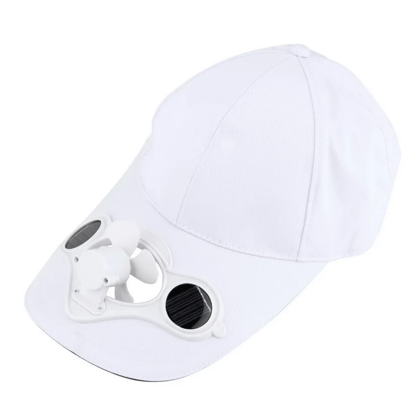 Шляпа с вентилятором на солнечной энергии для мужчин и женщин, летние шапки с солнечным питанием от солнца, крутой вентилятор, энергосберегающий, без батареек, Пляжные шапки - Цвет: 1