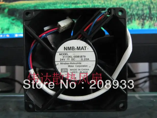 

For NMB-MAT 3110KL-05W-B79 8025 DC 24V 0.20A