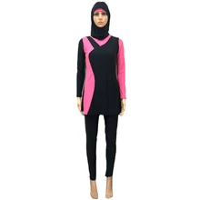 High neck bikini islamic swimsuits muslim swimwear tankini swimsuits women women bathing suits swimsuit for muslim women