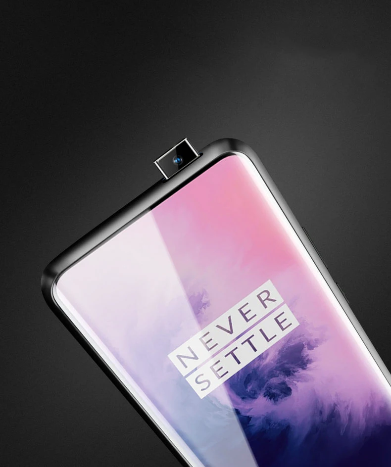 360 Полный Магнитный чехол для телефона для Oneplus 7 7 Pro Coque алюминиевая металлическая рамка чехол бампер двухсторонний стеклянный чехол для Oneplus 6