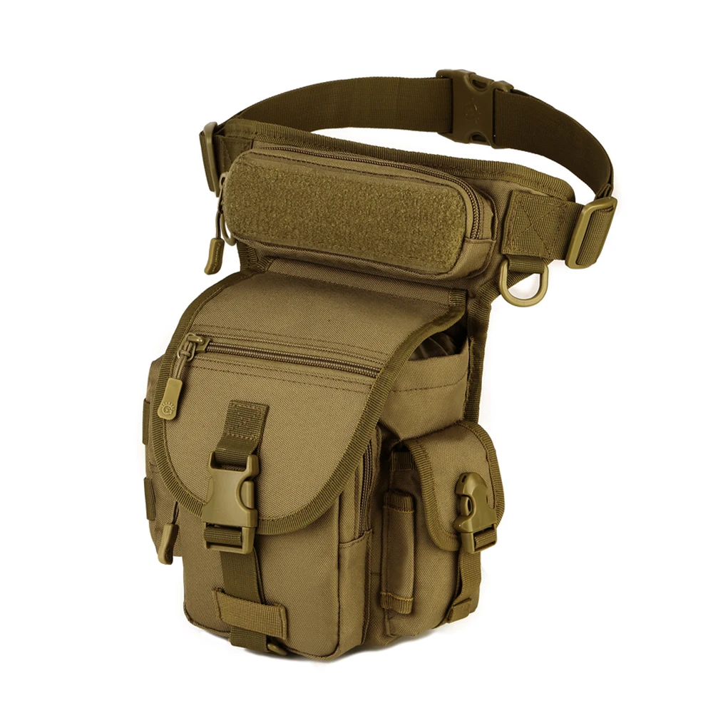 

Men Waist Packs Camouflage Leg Bag Women Casual Multifunction Small Travel Bags Style Military Riding Belt Money Phone Bag K314