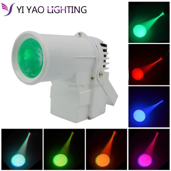 

LED Stage Light, RGBW Beam Pinspot Light DMX512 Spotlight Lens Stage Light for ,DJ, Party, Disco,Effect Pinspot Lights