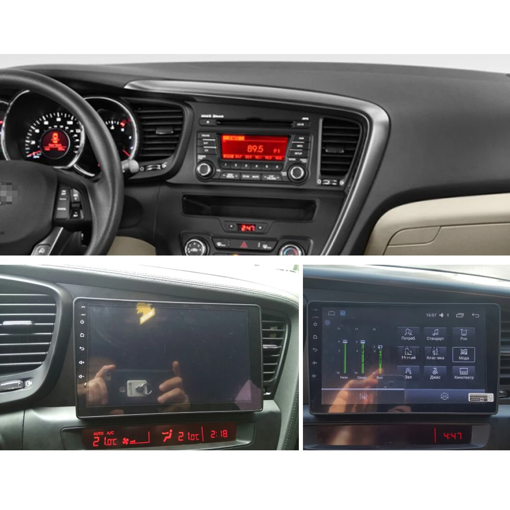 Best Sinosmart Android 8.1 Car GPS Navigation Radio for Kia K5 Optima 2011-2017 2din 2.5D IPS/QLED Screen 4
