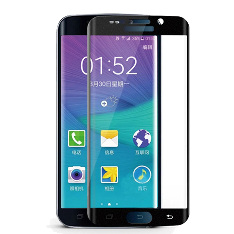 9H HD 3D Full Cover Coverage S6 edge Tempered Glass Screen Protector For Samsung Galaxy S6 Edge Plus Screen Protective Film (6)