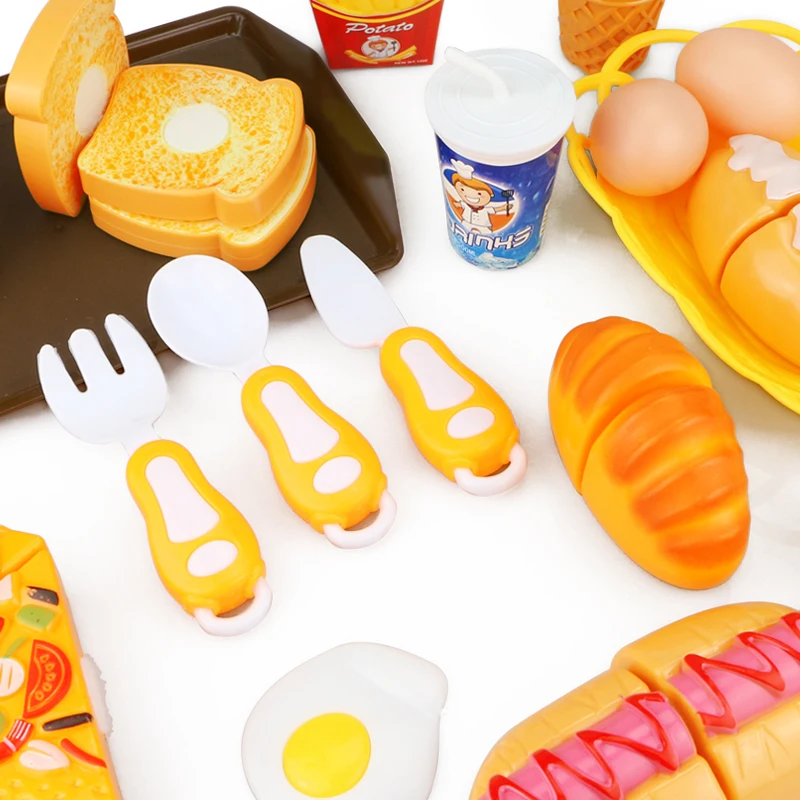 12 шт. Детские кухонные игрушки ролевые игры режущие игрушки Быстрый Комплект для еды миниатюрные гамбургеры хлеб обучающая игрушка для детей