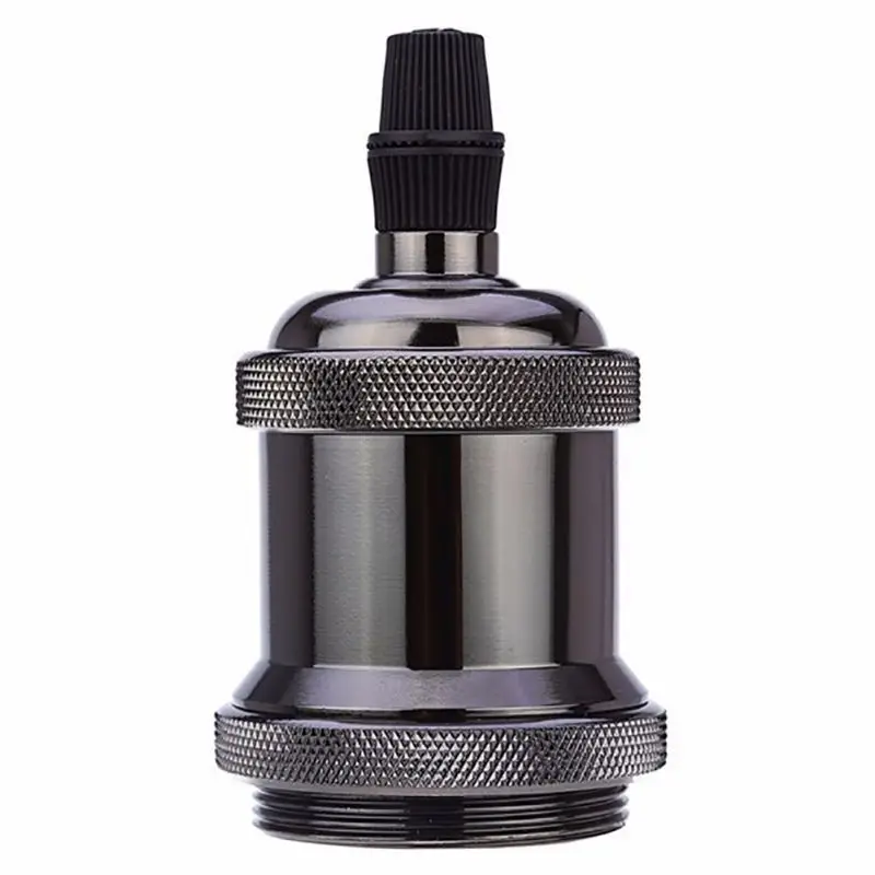 Высокое качество Винтаж подвесной светильник E27 винтовой цоколь алюминиевая основа фитинги промышленные розетки ретродержатель лампы приспособление